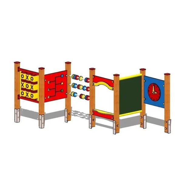 Zestaw edukacyjny Tablica 3 PR 8 (N143) - drewniany plac zabaw